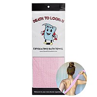 Death To Loofah Exfoliating Shower Towel Japanese Style Body Scrubber Back Scrubber And Face Wash Cloth In One Say Goodby