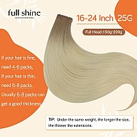 Full Shine Genius Weft Hair Extensions Sew In Hair Extensions Virgin Hair Machine Remy Hair Weft Extensions Color Brown To Plati