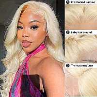 Lumiere 613 Lace Front Wig Human Hair 28 Inch 210 Density Body Wave 13X4 Hd Lace Frontal Wig Blonde Wig Human Hair Glueless Wig