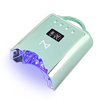 M Neo Cordless Rechargeable Nail Curing Lamp 78W With 4 Lcd Time Display Timer Auto Sensor And Spacious Interior For All H