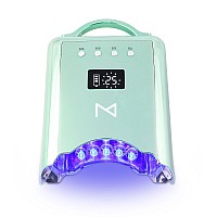 M Neo Cordless Rechargeable Nail Curing Lamp 78W With 4 Lcd Time Display Timer Auto Sensor And Spacious Interior For All H