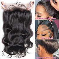 Umeiw 360 Lace Front Wigs Human Hair Pre Plucked Transparent Lace Frontal Wigs For Black Women With Baby Hair 360 Hd Full Lace H