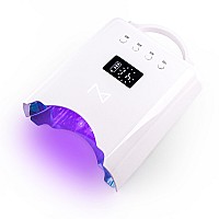 M Neo Cordless Rechargeable Nail Curing Lamp 78W With 4 Lcd Time Display Timer Auto Sensor And Spacious Interior For All H