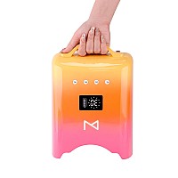 M Neo Cordless Rechargeable Nail Curing Lamp 78W With 4 Lcd Time Display Timer Auto Sensor And Spacious Interior For All H