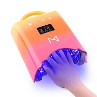 M Neo Cordless Rechargeable Nail Curing Lamp 78W With 4 Lcd Time Display Timer Auto Sensor And Spacious Interior For All H