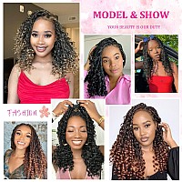 10Inch Goddess Box Braids Crochet Hair Box Braids Crochet Hair For Black Women Pre Looped Crochet Hair With Curly Ends Bohemian