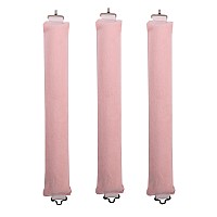 Hair Curling Rod Magic Hair Rollers Soft Cotton Twist Curling Hair, no Curly Hairstyle Heat, Self-Sustaining Flexible Set for Girls, Women, 3 Pcs