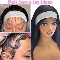 Xconstellation Elastic Bands For Lace Frontal Wigs And Edges Adjustable Edge Wrap With Magic Buckle Melting Band To Lay Edges