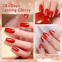 Major Dijit Quick Dry Nail Polish Gold Red Summer Nail Lacquer For Nail Art Regular Nail Polish 041 Fl Oz