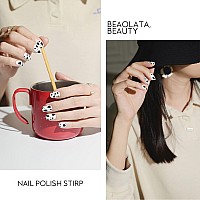 Beaolata Nail Polish Strips 32 Nail Wraps Nail Stickers Gel Nail Strips Easy Apply Remove Long Lasting Salon Quality Mil