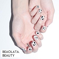 Beaolata Nail Polish Strips 32 Nail Wraps Nail Stickers Gel Nail Strips Easy Apply Remove Long Lasting Salon Quality Mil