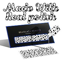 Beaolata Nail Polish Strips 32 Nail Wraps Nail Stickers Gel Nail Strips Easy Apply Remove Long Lasting Salon Quality Mil