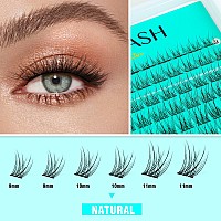 Vavalash Natural Lash Clusters 911Mm Cluster Lashes Wispy Lash Extensions Volume Individual Eyelash Extensions Diy At Home Nat