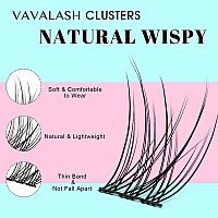 Vavalash Natural Lash Clusters 911Mm Cluster Lashes Wispy Lash Extensions Volume Individual Eyelash Extensions Diy At Home Nat