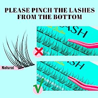 Vavalash Natural Lash Clusters 911Mm Cluster Lashes Wispy Lash Extensions Volume Individual Eyelash Extensions Diy At Home Nat