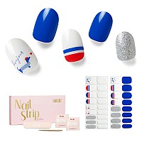 Nailog Semi Cured Gel Nail Strips 34 Pcs Buy 2 Get 1 Uv Lamp French Tip Long Lasting Nail Polish Sticker Wraps With Glossy