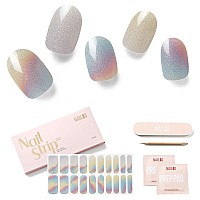 Nailog Semi Cured Gel Nail Strips 20 Pcs Gel Nail Stickers Buy 2 Get 1 Uv Lamp Extra Long Nail Wraps With Glossy Gel Finish