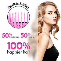 Aussumy Vented Detangling Hair Brush 2 Pack Detangler Hairbrush For Effortless Tangle Removal Ultrasoft Bristles For Natur