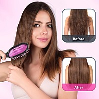 Aussumy Vented Detangling Hair Brush 2 Pack Detangler Hairbrush For Effortless Tangle Removal Ultrasoft Bristles For Natur