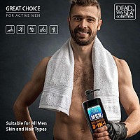 Dead Sea Collection Mens Body Wash 3 In 1 Citrus Body Wash For Men Mens Shampoo Mens Face Wash Shampoo For Men Pack Of