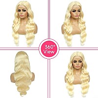 Lotulo 613 Body Wave Lace Front Wig Human Hair 613 Lace Front Wig Human Hair 13X6 Transparent Lace Blonde Lace Front Wigs Huma