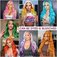 Lotulo 613 Body Wave Lace Front Wig Human Hair 613 Lace Front Wig Human Hair 13X6 Transparent Lace Blonde Lace Front Wigs Huma