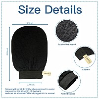 Spmktbozai Korean Exfoliating Mitts 2Pcs Deep Body Scrubber Exfoliator Gloves For Dead Skin Spray Tan Removal Keratosis Pila