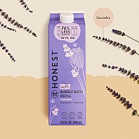 The Honest Company Foaming Bubble Bath Refill Carton Gentle For Baby Naturally Derived Tearfree Hypoallergenic Lavender