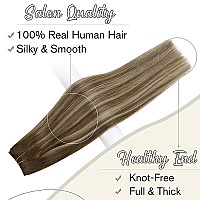 Easyouth Balayage Wire Hair Extensions Human Hair Blonde Wire Human Hair Extensions Medium Brown Fading To Honey Blonde Mixed Me