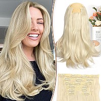 Kookastyle Clip In Hair Extensions Thick Long Straight Hair Extensions Upgrade Soft Lace Weft Lightweight 7Pcs Layered Hair Exte