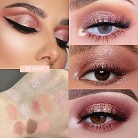 12 Colors Nude White Orange Matte Shimmer Eyeshadow Palette For Eye Makeup High Pigmented Brown Eye Shadow Primers Powder Palet