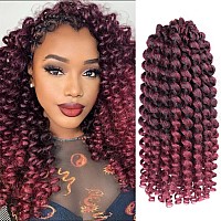 Wand Curl Crochet Hair Extensions 3Packs Curly Synthetic Jamaican Bounce Crochet Hair 12Inch Shoulder Length Tbug 18Strandspac