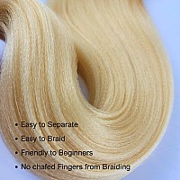 Gozill Blonde Kanekalon Braiding Hair Pre Stretched 26 Inch Hypoallergenic Synthetic Braiding Hair For Knotless Box Braids 26In