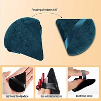 Pimoys 6 Pieces Powder Puff Face Triangle Makeup Puff For Loose Powder Setting Powder Soft Foundation Sponge Makeup Blender Spon