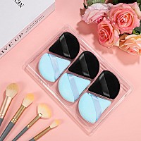 Pimoys 6 Pieces Powder Puff Triangle Makeup Puffs For Face Powder Setting Powder Cosmetic Foundation Blending Sponge Beauty Make