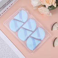 Pimoys 6 Pieces Powder Puff Face Soft Triangle Makeup Puff For Loose Powder Setting Powder Velour Makeup Blender Sponge Set Bea