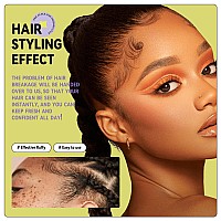 Bestland Double Head Hair Finishing Tool Mascara Brush Comb For Flyaway Control Refreshing Nongreasy Fixing Gel For Bangs A