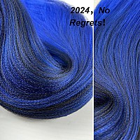 Blue Braiding Hair Pre Stretched Kanekalon Pre Stretched Braiding Hair Box Braids Braiding Hair Extensions