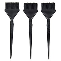 Classic Hair Color Brushes With Builtin Comb 3 Tint Applicators For Salon Hair Coloring