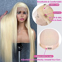 Gzx 613 Lace Front Wig Human Hair Pre Plucked 13X4 Hd Lace Front Wigs Human Hair 180 Density 613 Transparent Straight Lace Fron