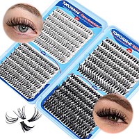 Toochunag 560Pcs Wispy Lash Clusters Natural Individual Lashes Cluster Eyelash Extensions 816Mm Fluffy Eyelash Clusters D Curl