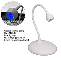 Dpofirs UV Lamp for Gel X Nails, LED Curing Lamp with 360 Degree Rotatable Flexible 3 Level Brightness UV LED Nail Lamp