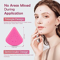 96Count Pink Compressed Facial Sponges Aidea Disposable Face Sponges Natural Cellulose Cosmetic Spa Sponges For Facial Cleansi