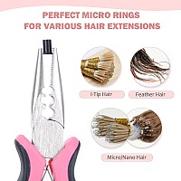 Vlasy Micro Rings Links Beads 34Mm Microlink Beads Nonsilicone Copper Tubes Microbead For Hair Feathers Itip Hair Extensions