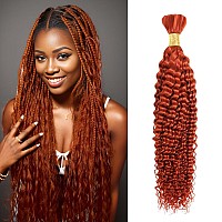 Human Braiding Hair 1 Bundle 50G 20 Inch Deep Water Wave Bulk Human Hair For Braiding No Weft 10A Brazilian Virgin Curly Human H