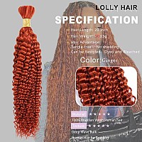 Human Braiding Hair 1 Bundle 50G 20 Inch Deep Water Wave Bulk Human Hair For Braiding No Weft 10A Brazilian Virgin Curly Human H