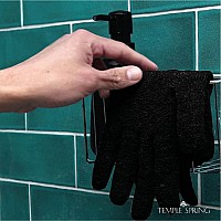 Temple Spring Exfoliating Gloves Rayon Bamboo Bathshower Gloves Bath Gloves For Shower Exfoliating And Ingrown Hairdead Ski