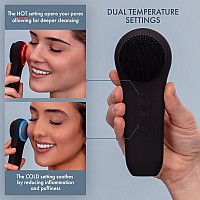 Facial Cleansing Brush Rechargeable Electric Face Scrubber Waterproof Silicone Face Brush Cleanser Wfast Usbc Charger Massa