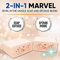 Ttaio Esponjabon Porecleansing Soap Sponge Cleansing Shower Scrubber Cleaning Bath Wash Scrub Oil Removal Massage La