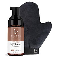 Self Tanner Tanning Mousse Kit Usa Made With Natural Organic Ingredients Self Tanner Mousse And Mitt Self Tan Kit Fake Ta